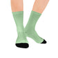 seea foam green women's crew socks – Sole Design Studio