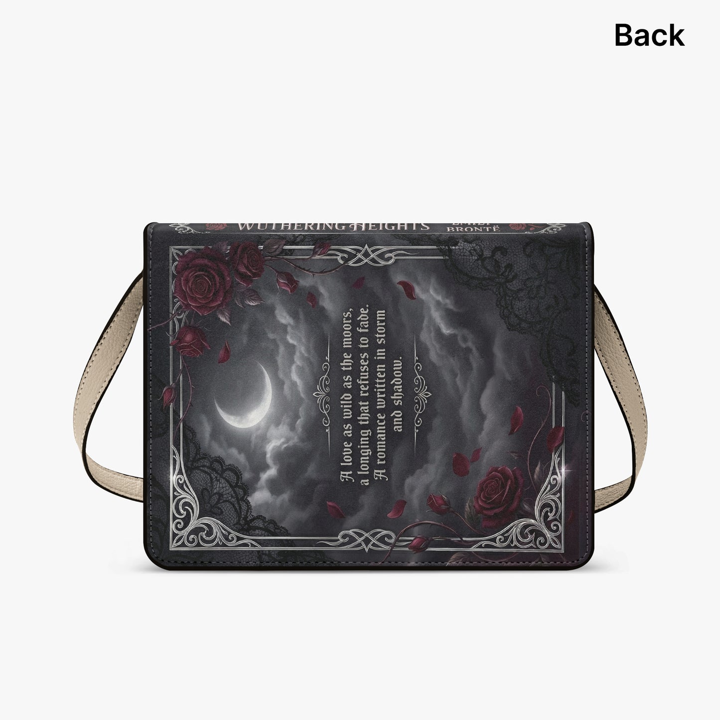 wuthering heights emily bronte gothic romance book-shaped bag gifts for readers – Sole Design Studio