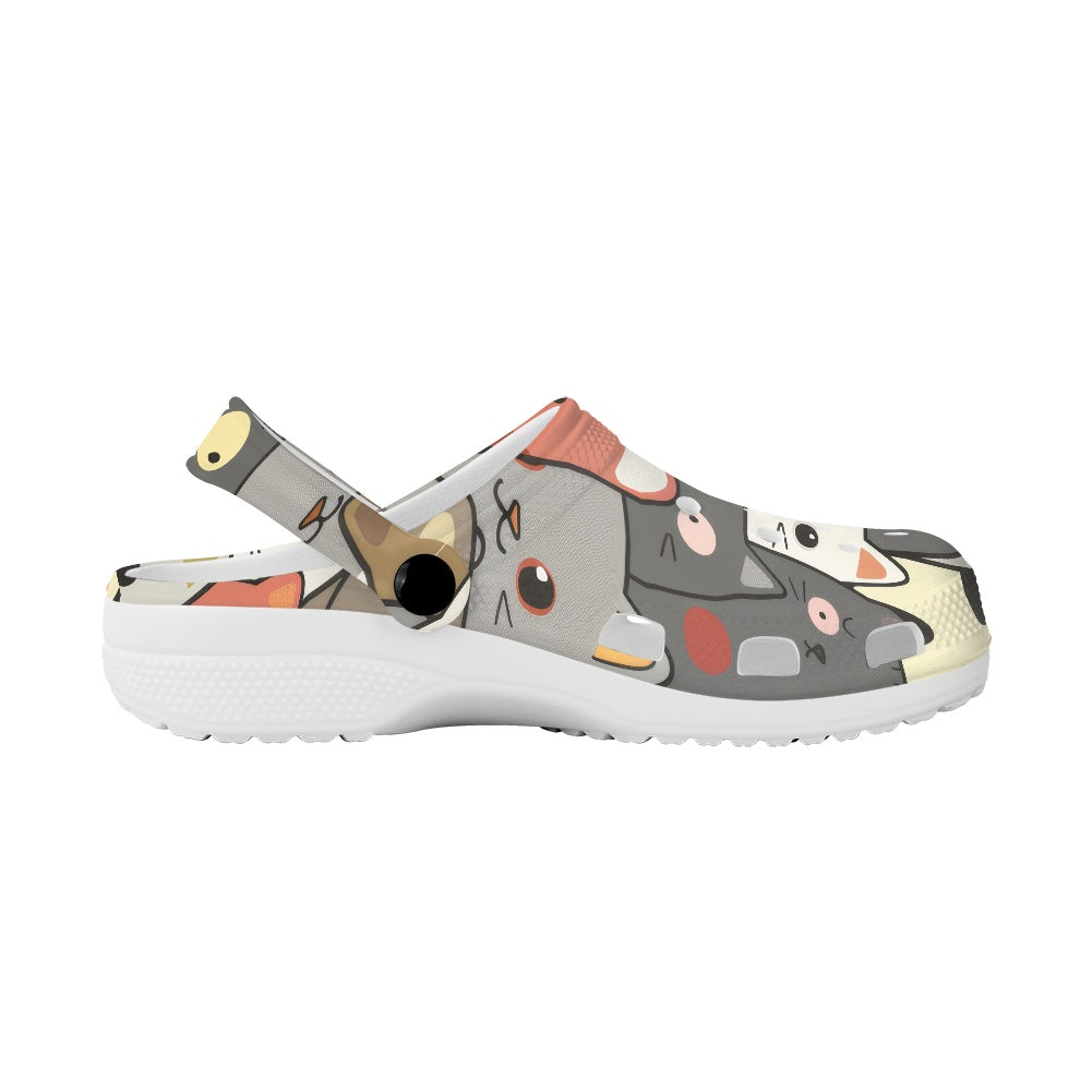 Cats and More Cats Women's Clogs