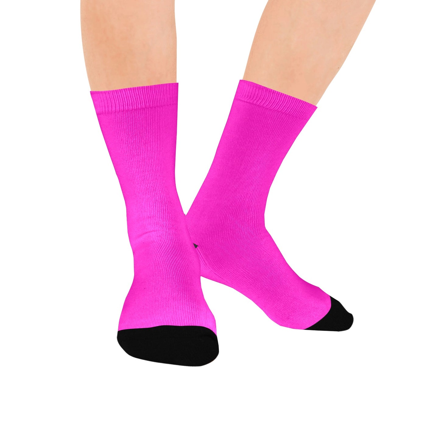 Hoot Pink Women Socks - Custom Socks for Women Made in USA
