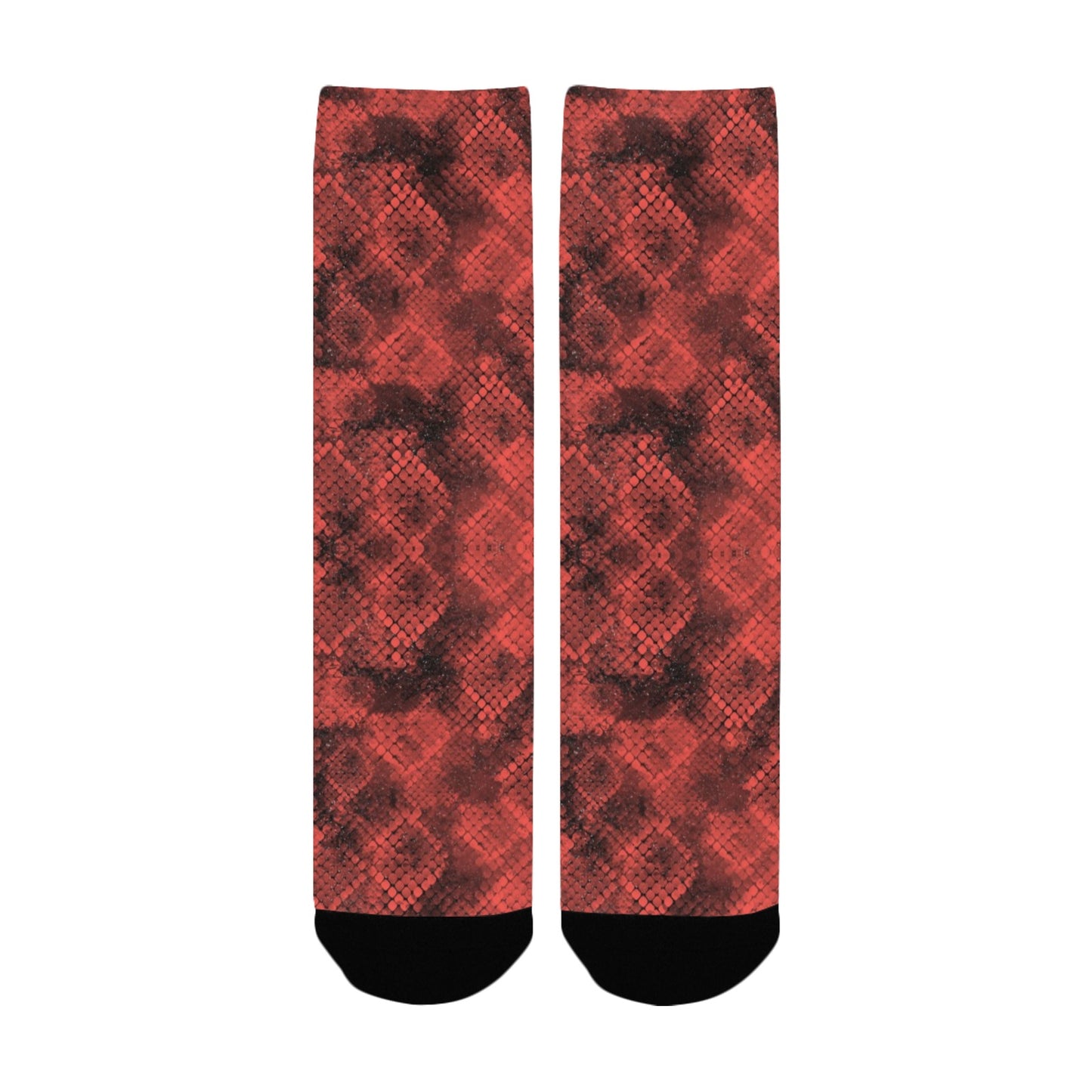 Orange Animal Socks - Custom Socks for Women Made in USA