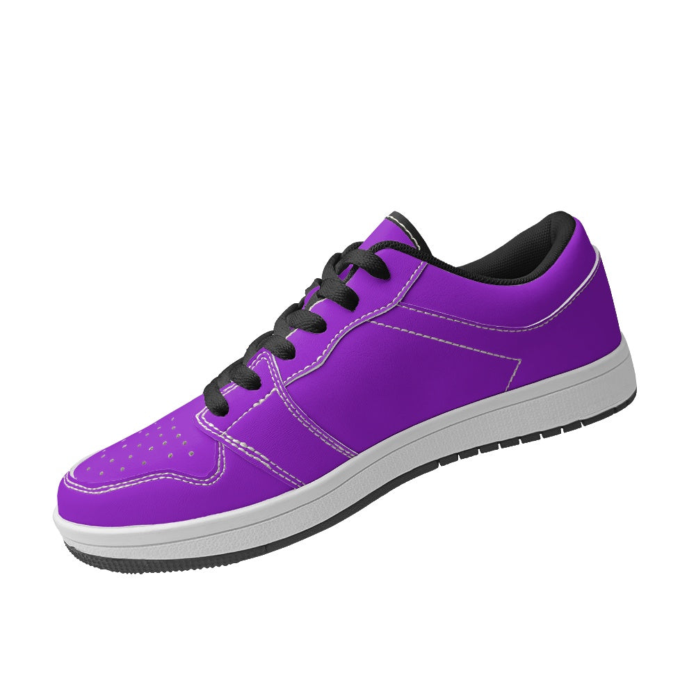 Rich Purple Women's Vegan Leather Sneakers