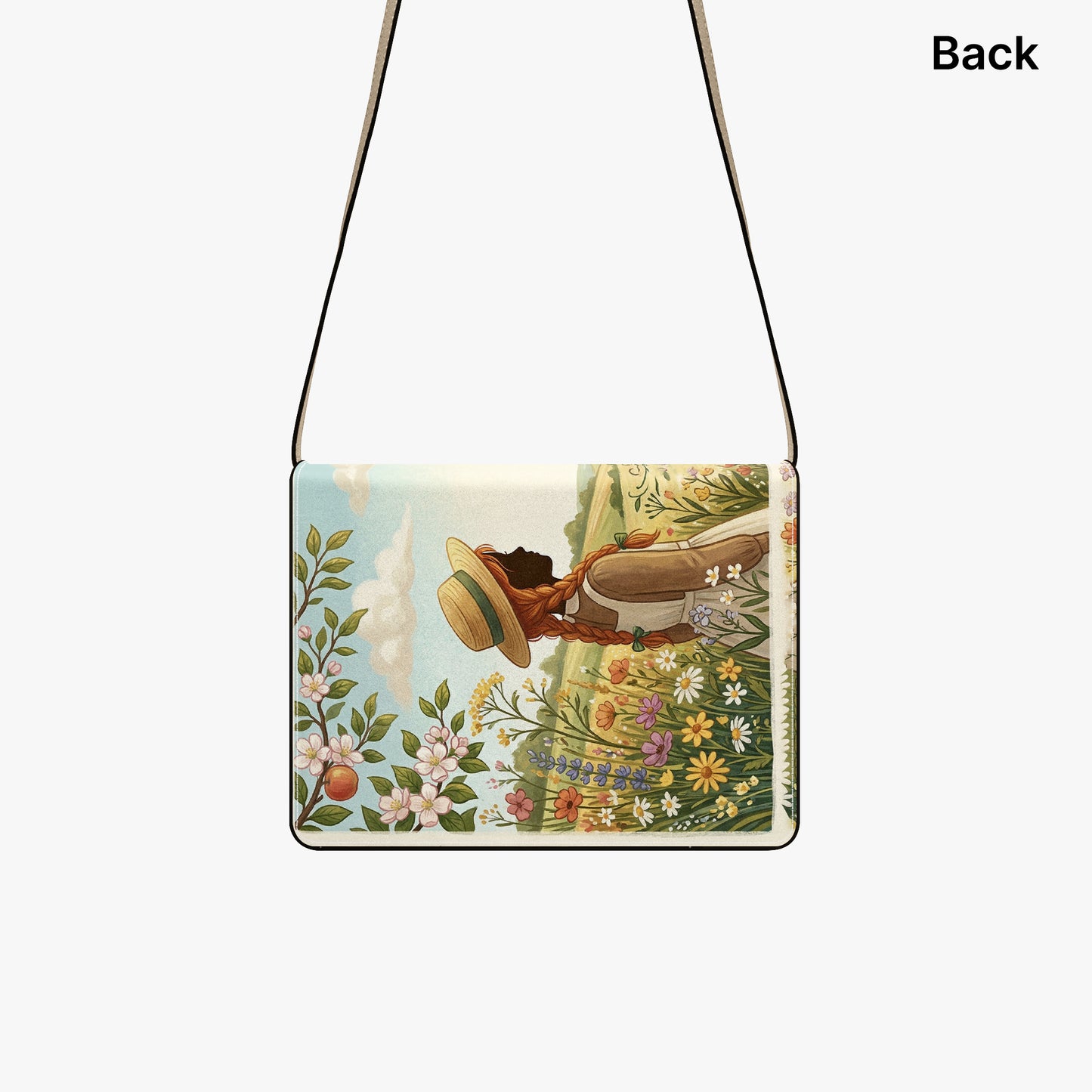 anne of green gables lm montgomery book-shaped crossbody bag vegan leather – Sole Design Studio