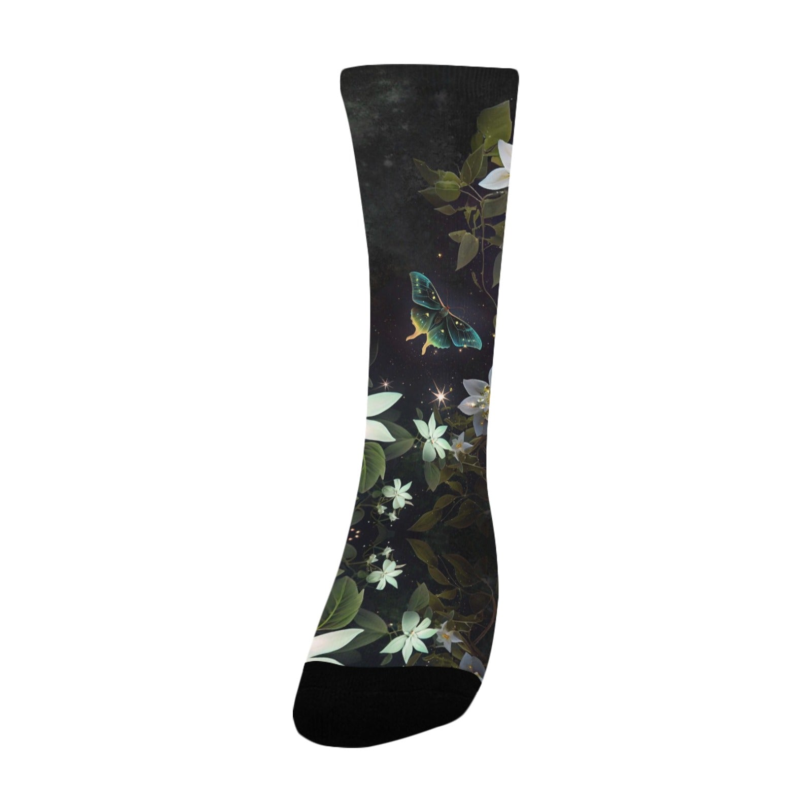 star jasmine spells digital paper women's crew socks – Sole Design Studio