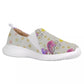 Feathered Filigree Women's Slip On Travel Shoes