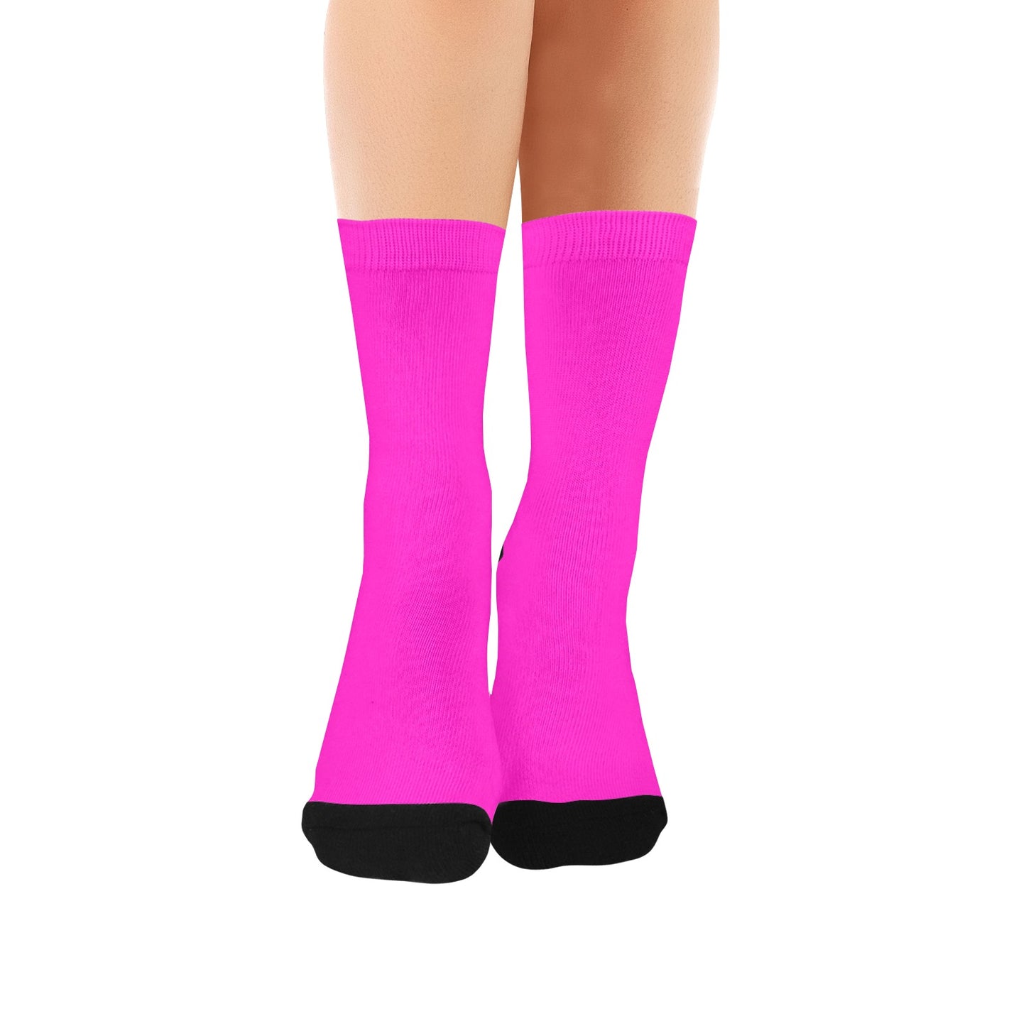 Hoot Pink Women Socks - Custom Socks for Women Made in USA