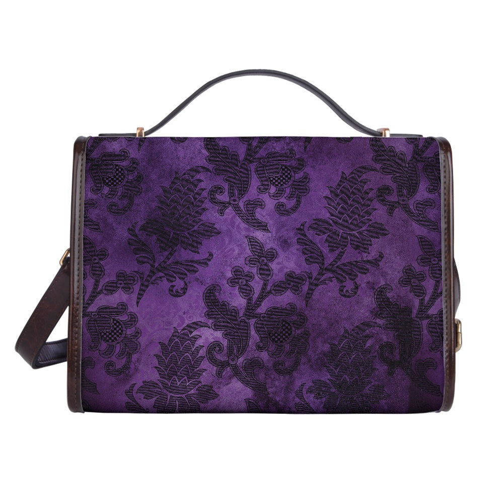 Purple Gothic Pattern Women's Handbag