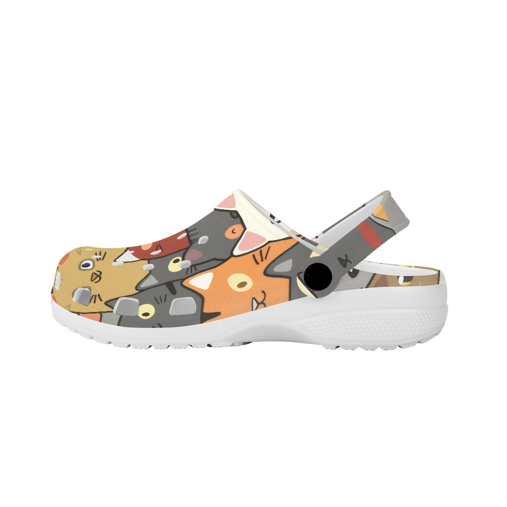 Cats and More Cats Women's Clogs