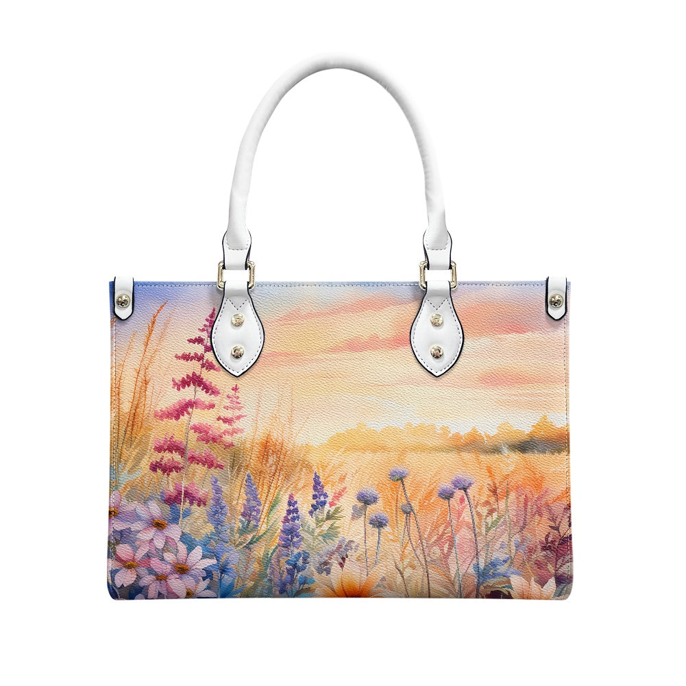 Wildflower Meadow Women's Vegan Leather Handbag