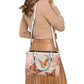 Watercolor Spring Butterfly Women's Vegan Leather Handbag