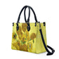 Van Gogh Sunflower Women's Vegan Leather Handbag