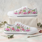 Watercolor Floral Women's Low Top Shoes