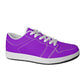 Rich Purple Women's Vegan Leather Sneakers