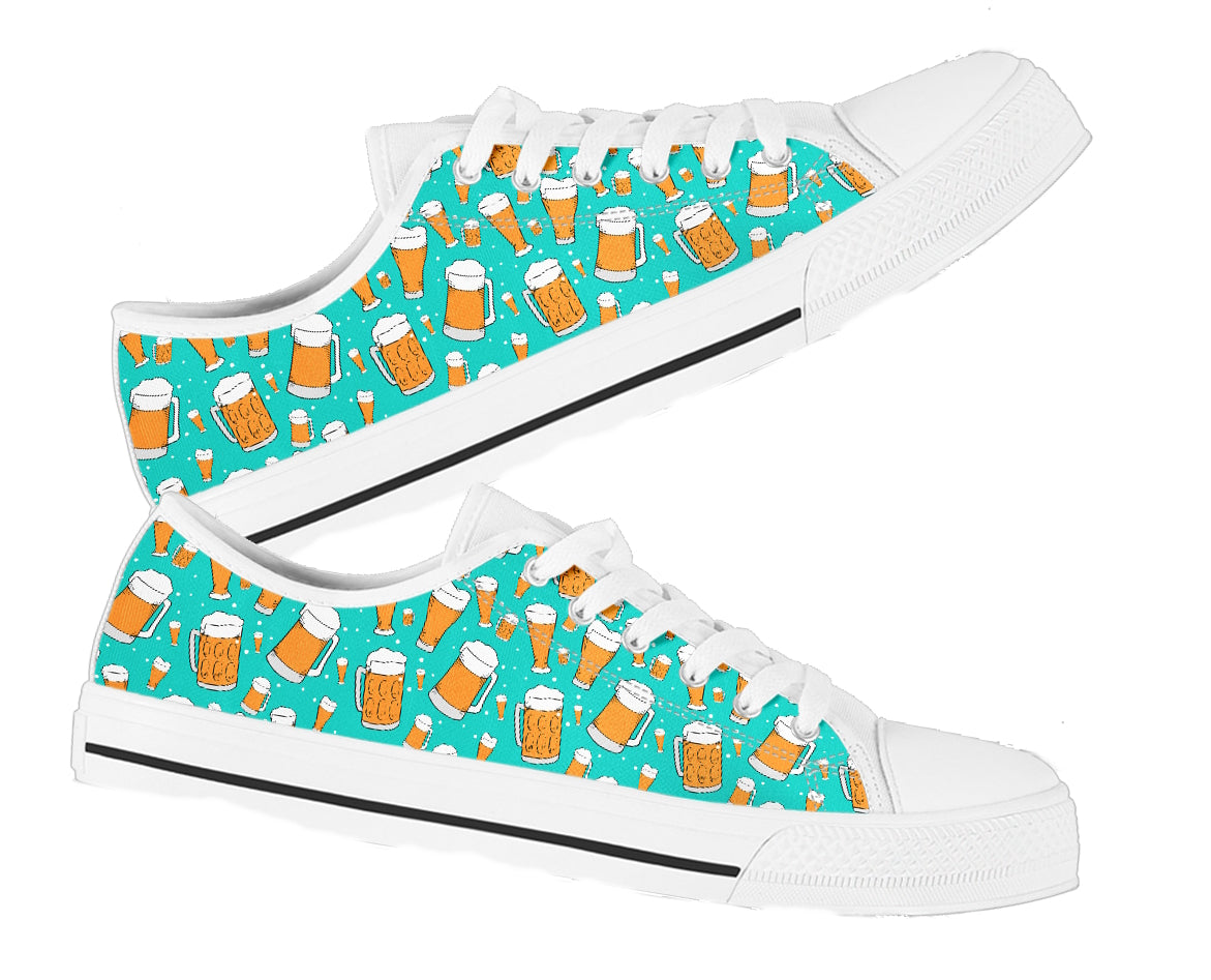 Dreamin' of Beer Women's Low Top Sneakers