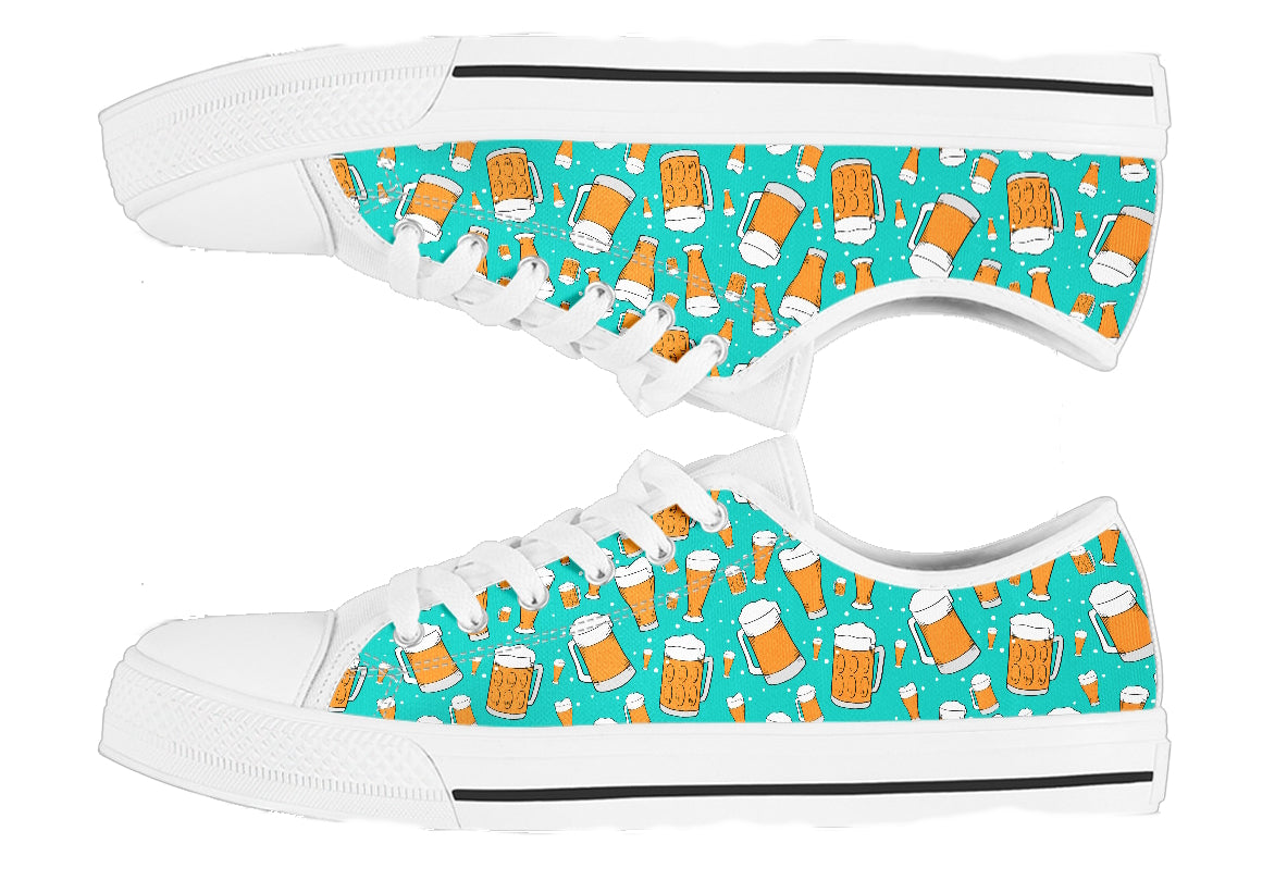 Dreamin' of Beer Women's Low Top Sneakers