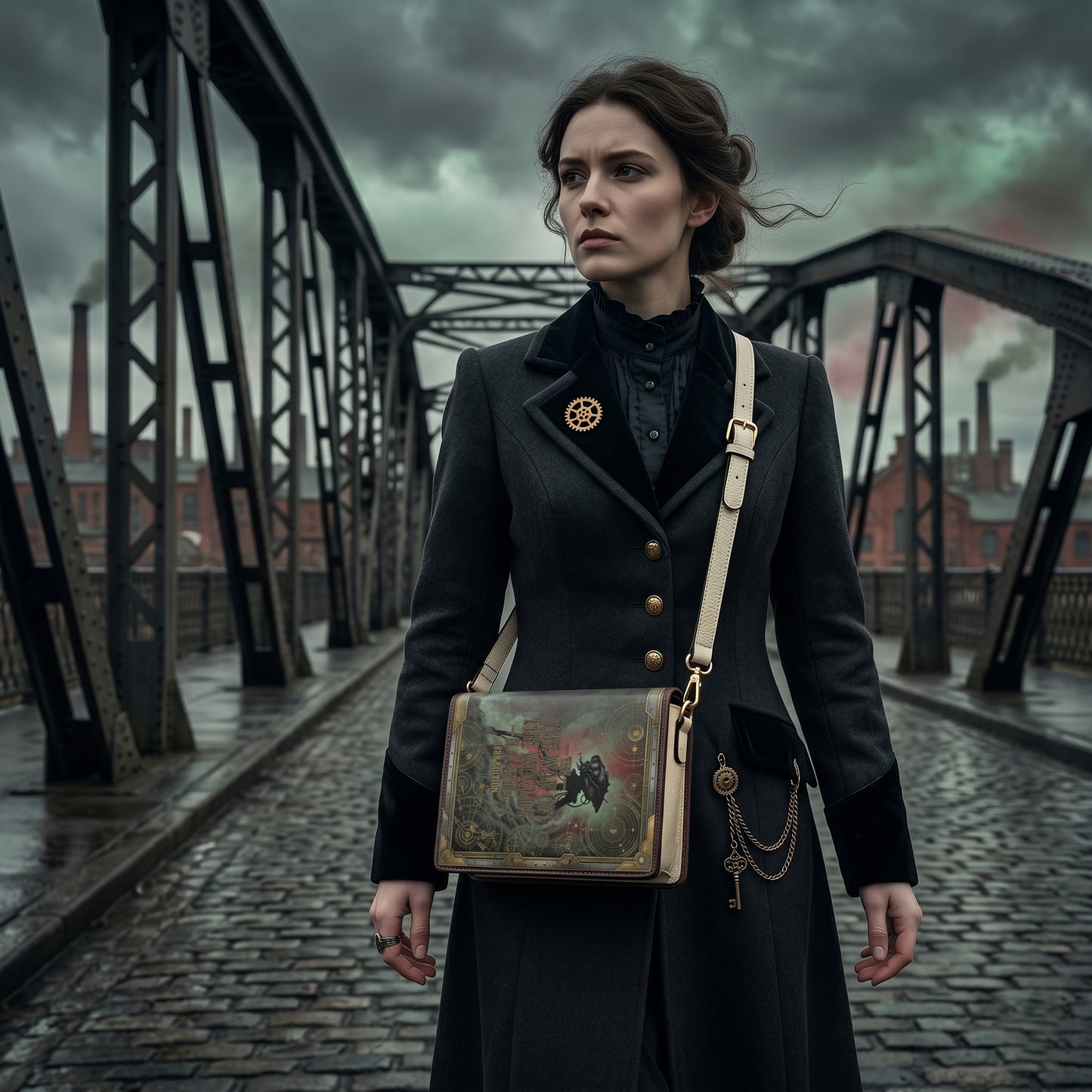 the war of the worlds hg wells sci-fi book lovers gift crossbody bag – Sole Design Studio