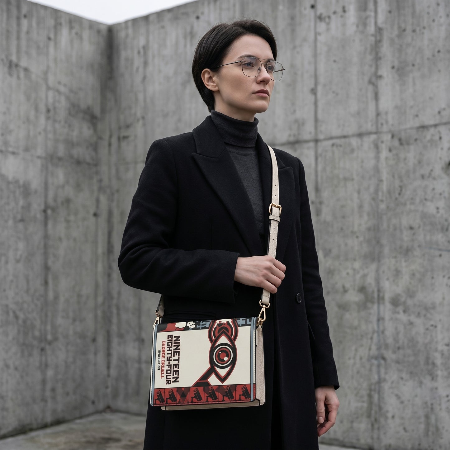 1984 nineteen eighty-four george orwell book lovers gift crossbody bag – Sole Design Studio