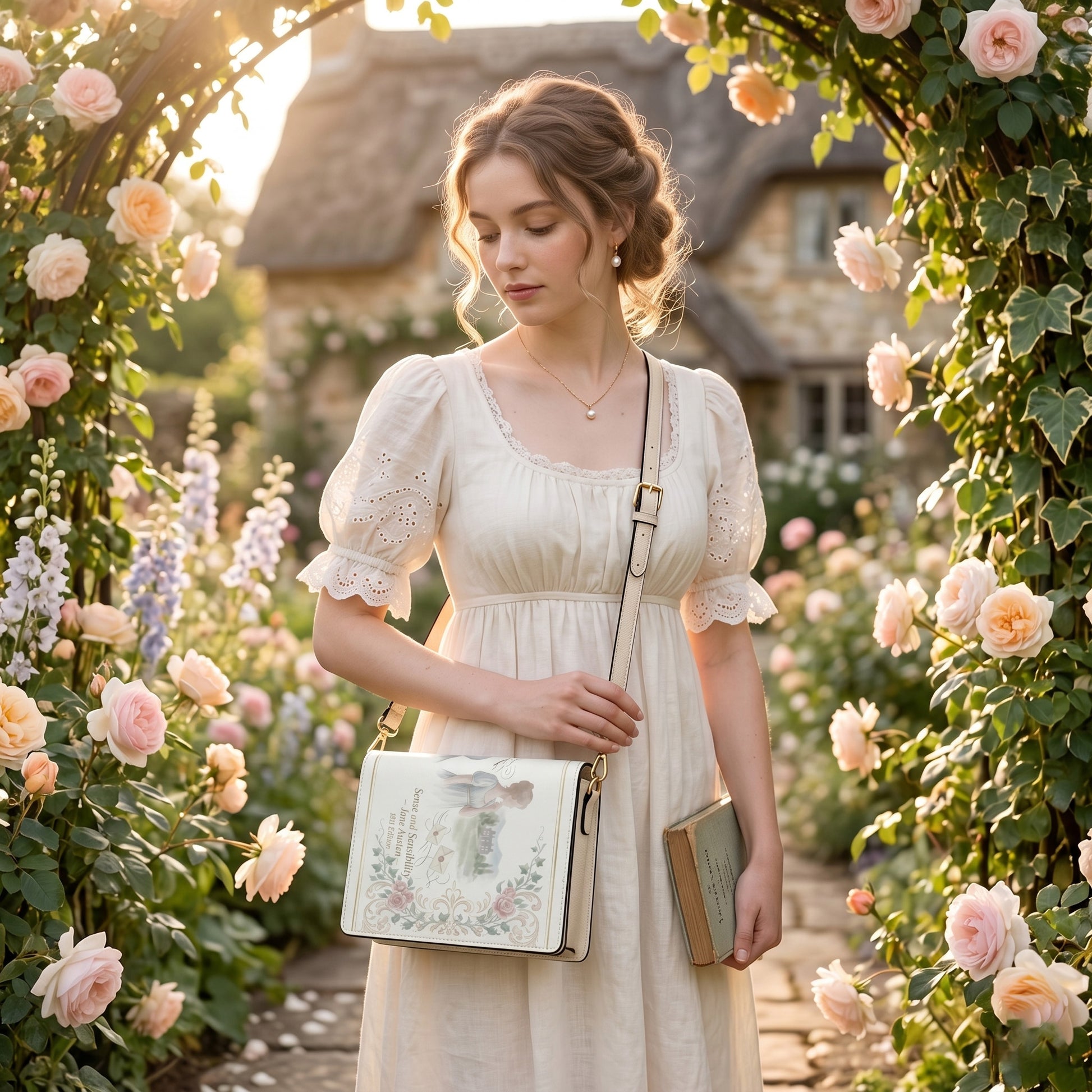 sense and sensibility jane austen literary crossbody bag for women – Sole Design Studio