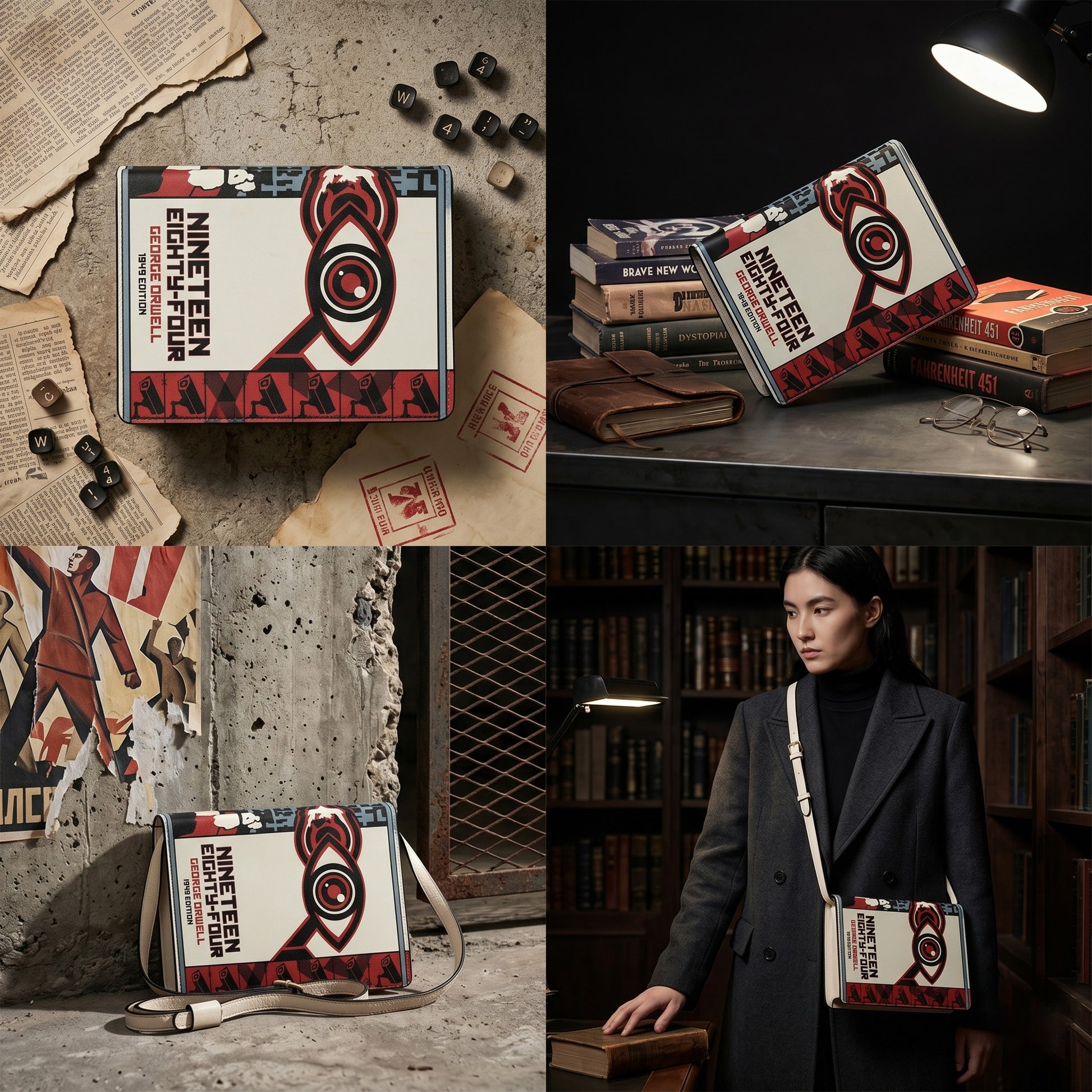 1984 nineteen eighty-four george orwell literary crossbody bag for women – Sole Design Studio