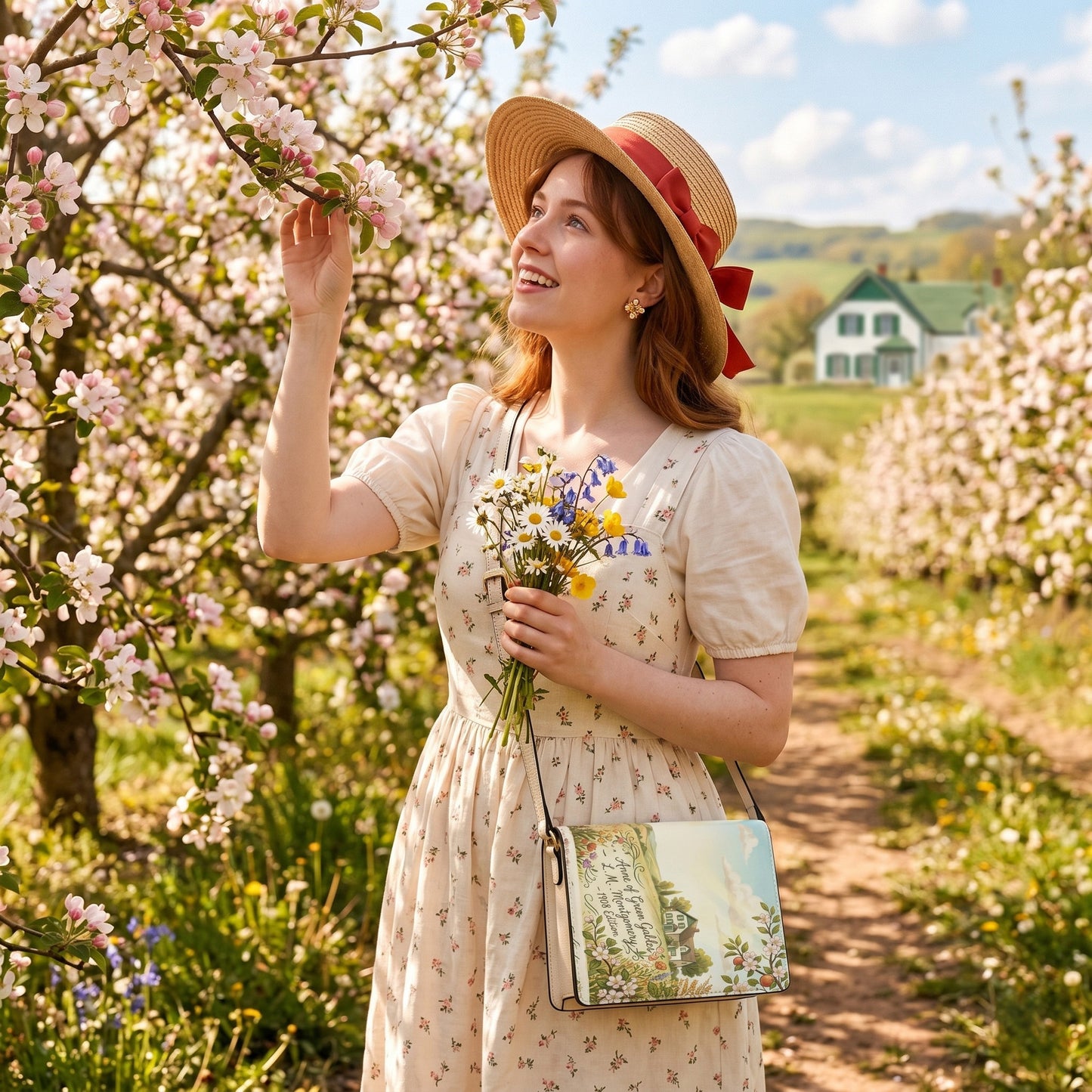 anne of green gables lm montgomery women's literary handbag vegan leather – Sole Design Studio