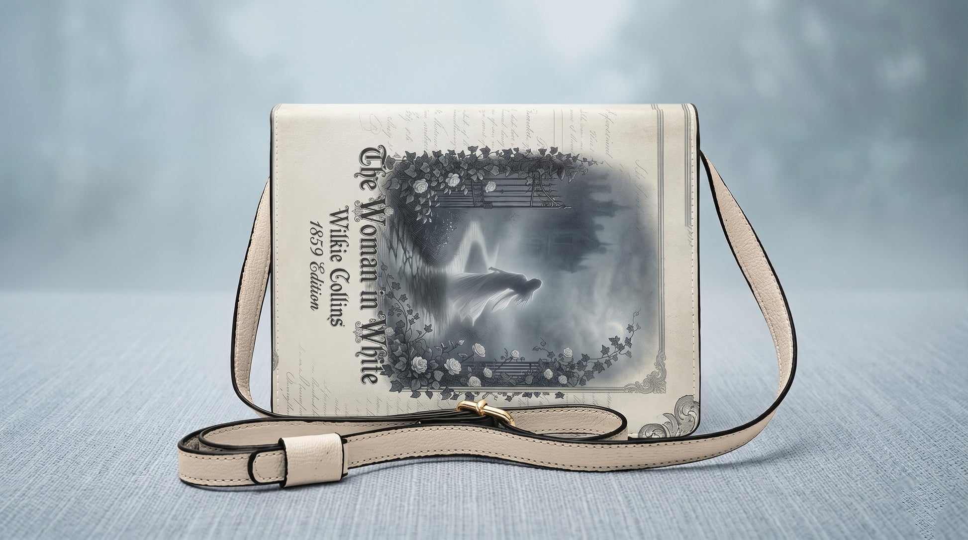 the woman in white wilkie collins victorian mystery book-shaped crossbody bag vegan leather – Sole Design Studio