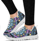 Geo Mandala Women`s Athletic Sneakers