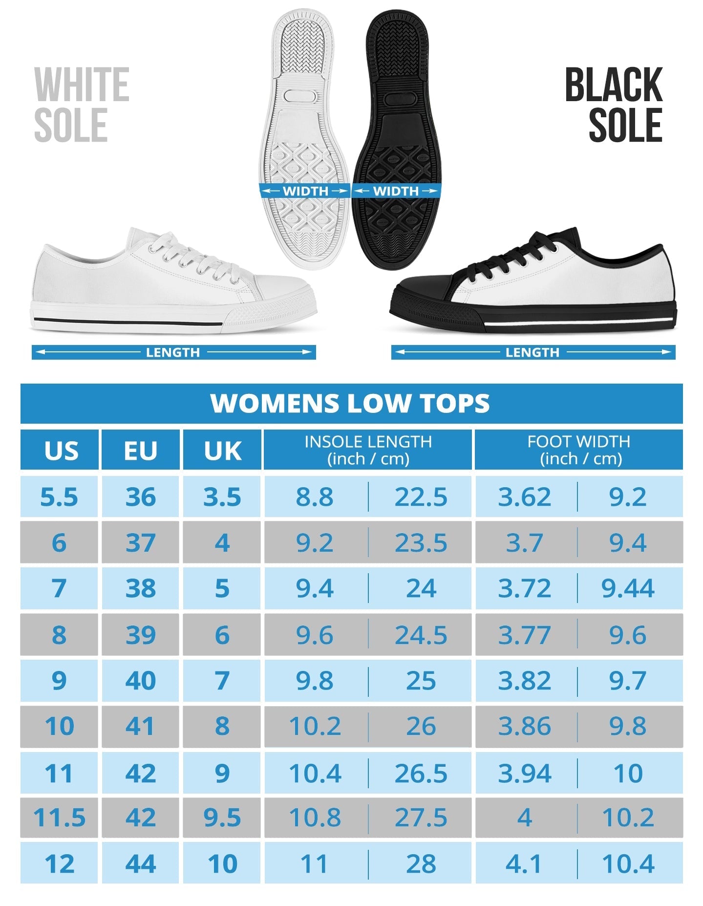 I am also a we low-top Sneakers - Women's 2024 Sizing