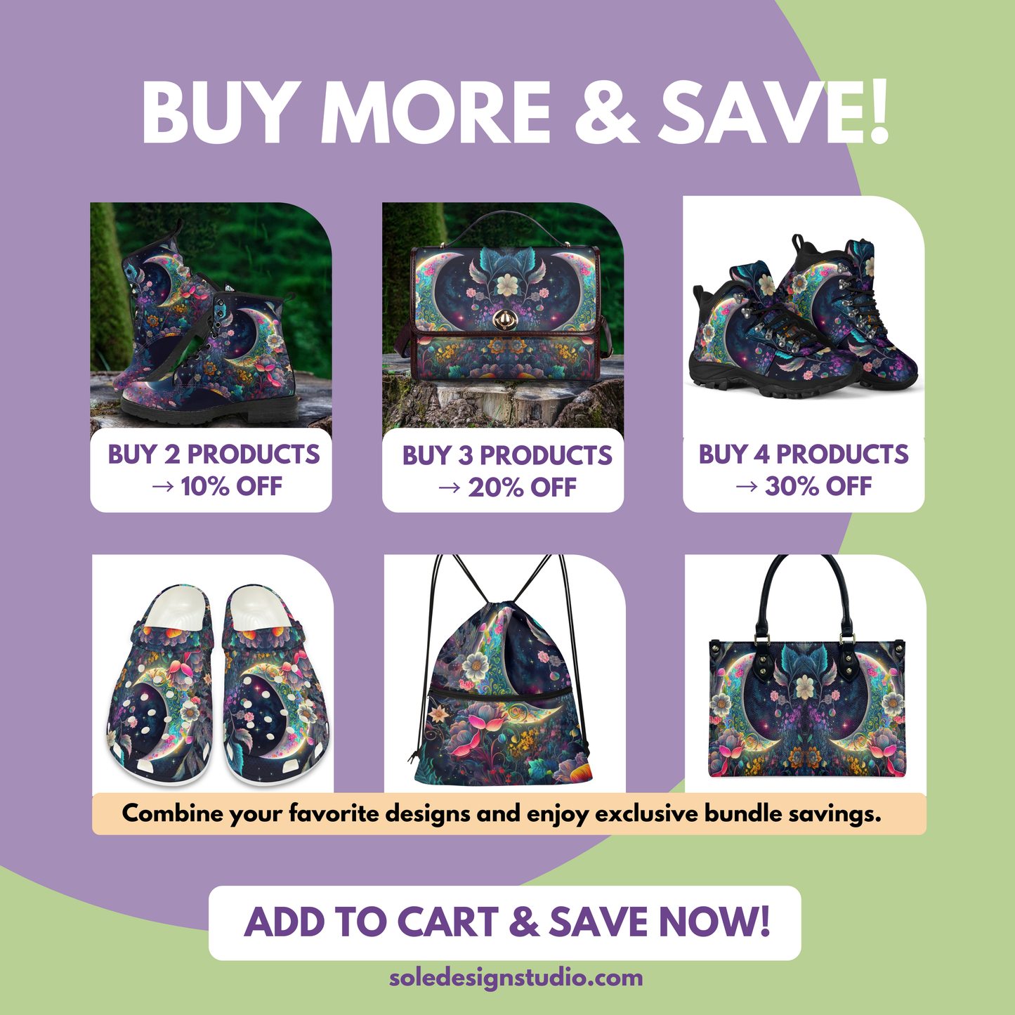 Sleepy Fantasy Garden Women's Adult Clogs Shoes