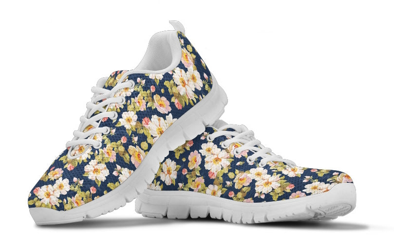 Spring Flowers Women's Athletic Sneakers