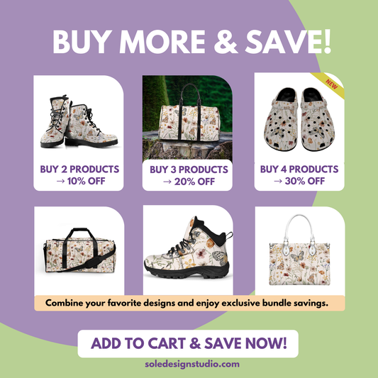 Tiny Blooms and Butterflies Women's Crew Socks