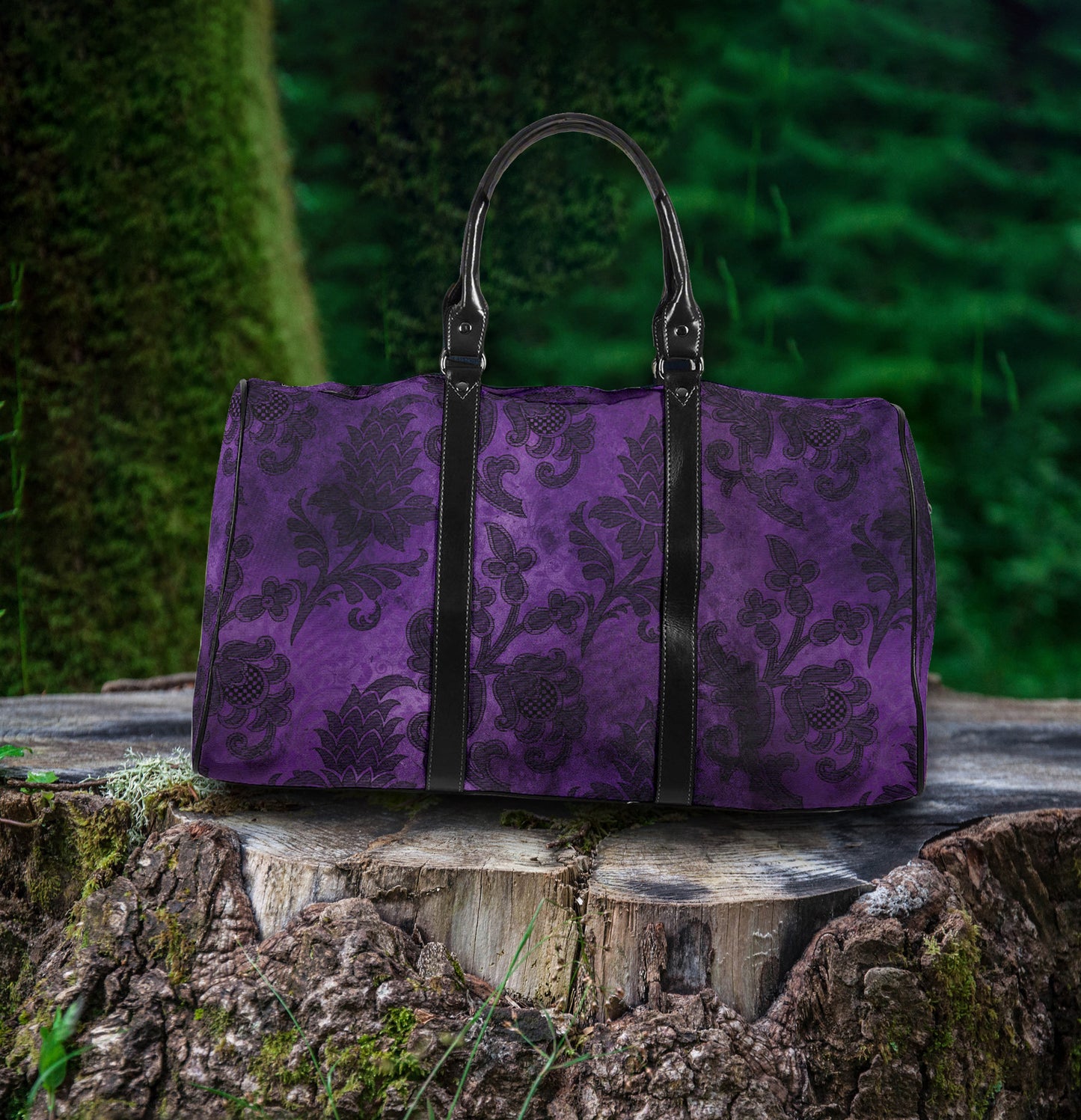 Purple Gothic Women's Travel Bag