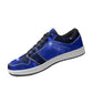 Blue Galaxy Women's Vegan Leather Sneakers