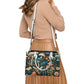 Mystical Mushroom Boho Women's Vegan Leather Handbag