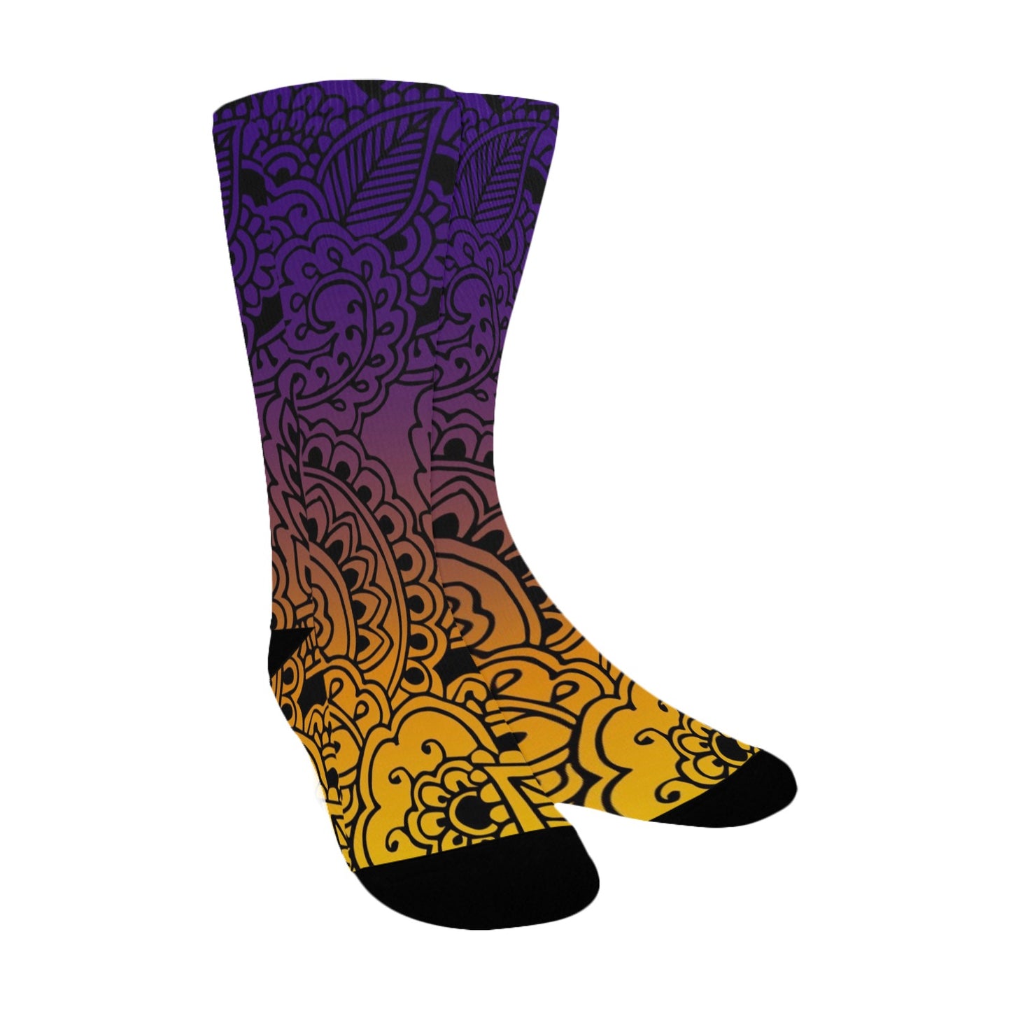 Henna Art Custom Socks - Custom Socks for Women Made in USA