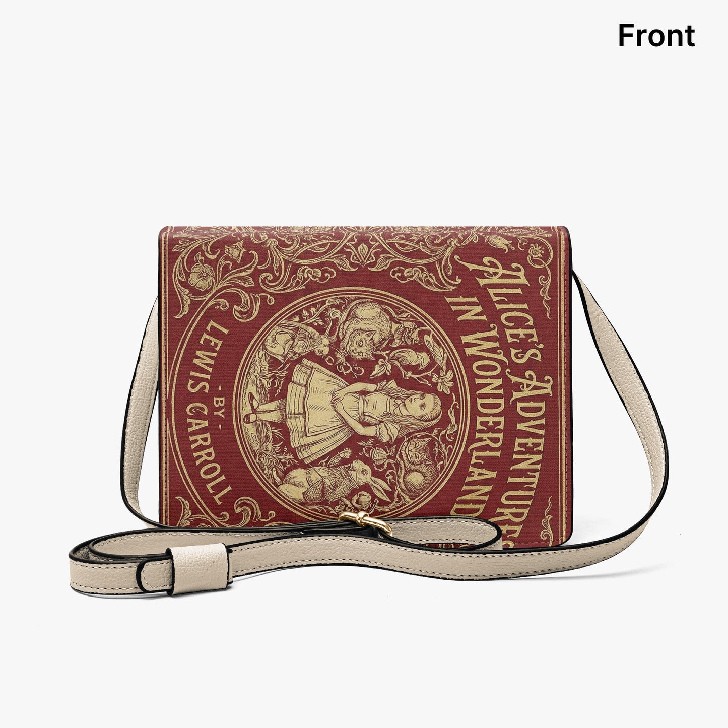 alice in wonderland lewis carroll literary crossbody bag for women – Sole Design Studio