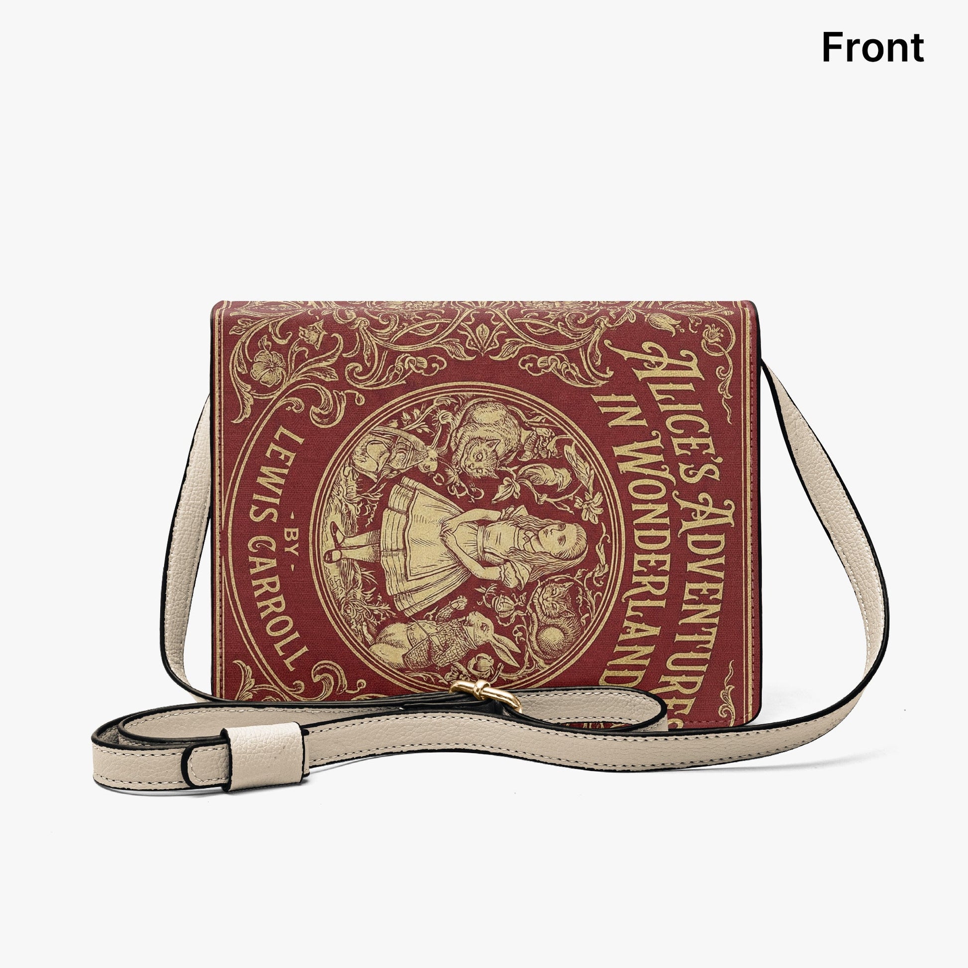 alice in wonderland lewis carroll literary crossbody bag for women – Sole Design Studio
