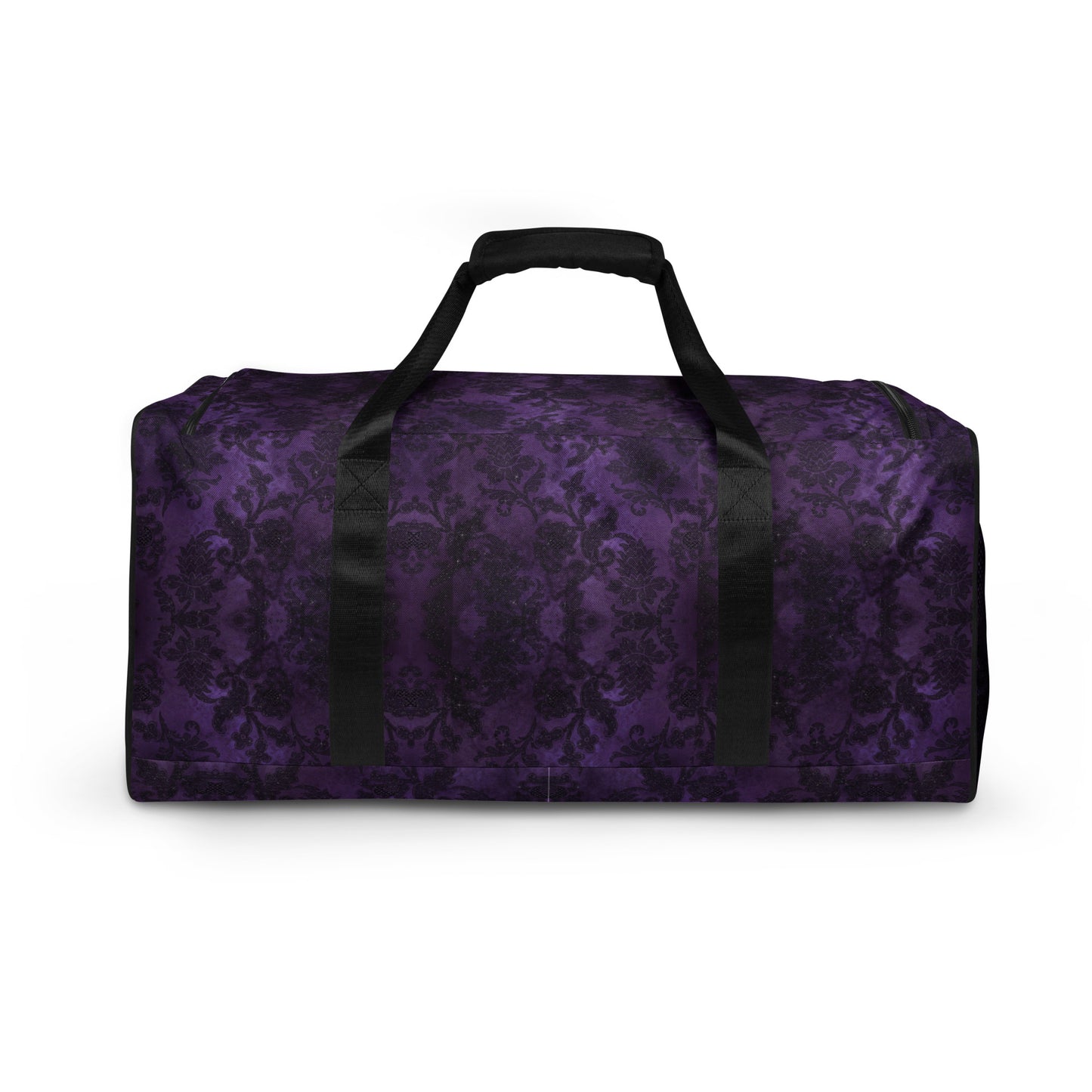 Purple Gothic Pattern Duffle Bag