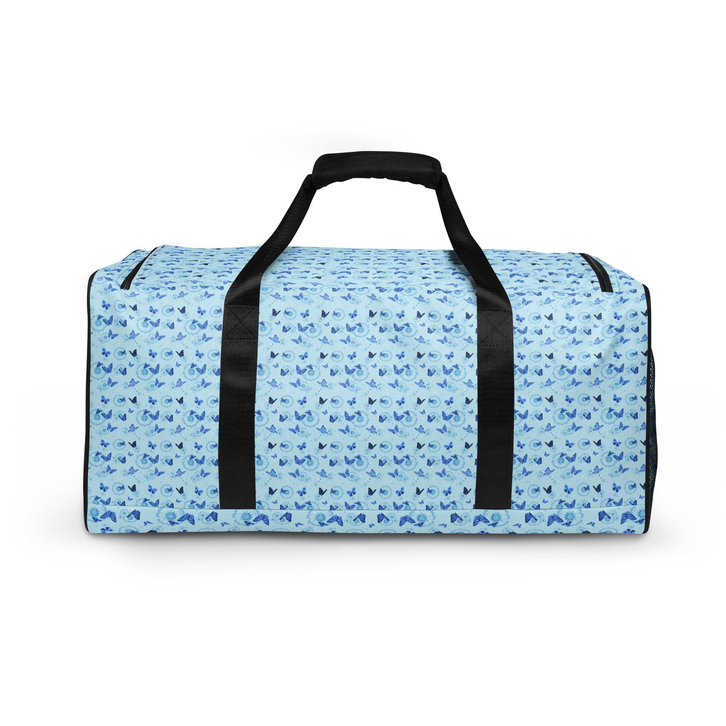 Blue Butterfly Duffle Bag