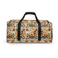 Boho Rainbow and Trippy Mushrooms Duffle Bag