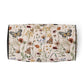 Tiny Bloom Watercolor Butterfly Duffle Bag