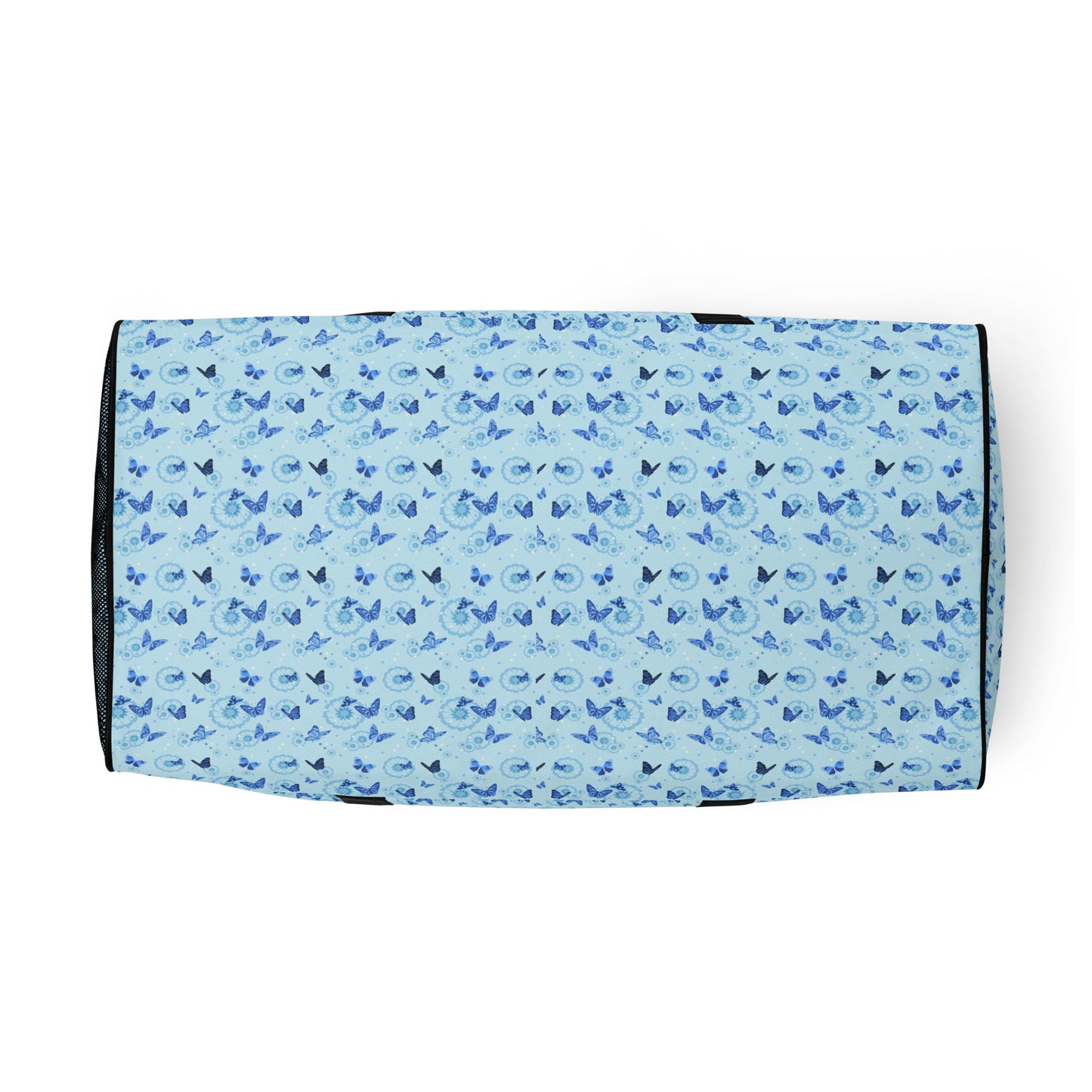 Blue Butterfly Duffle Bag