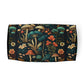 Mystical Mushroom Boho Duffle Bag