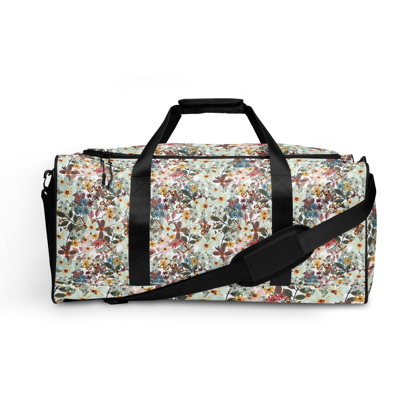 Beautiful Floral Duffle Bag