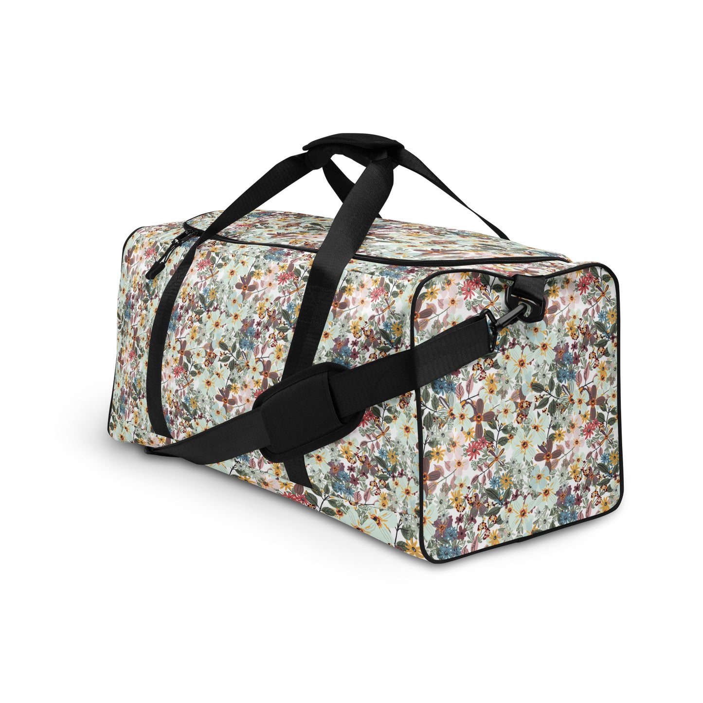 Beautiful Floral Duffle Bag