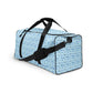 Blue Butterfly Duffle Bag