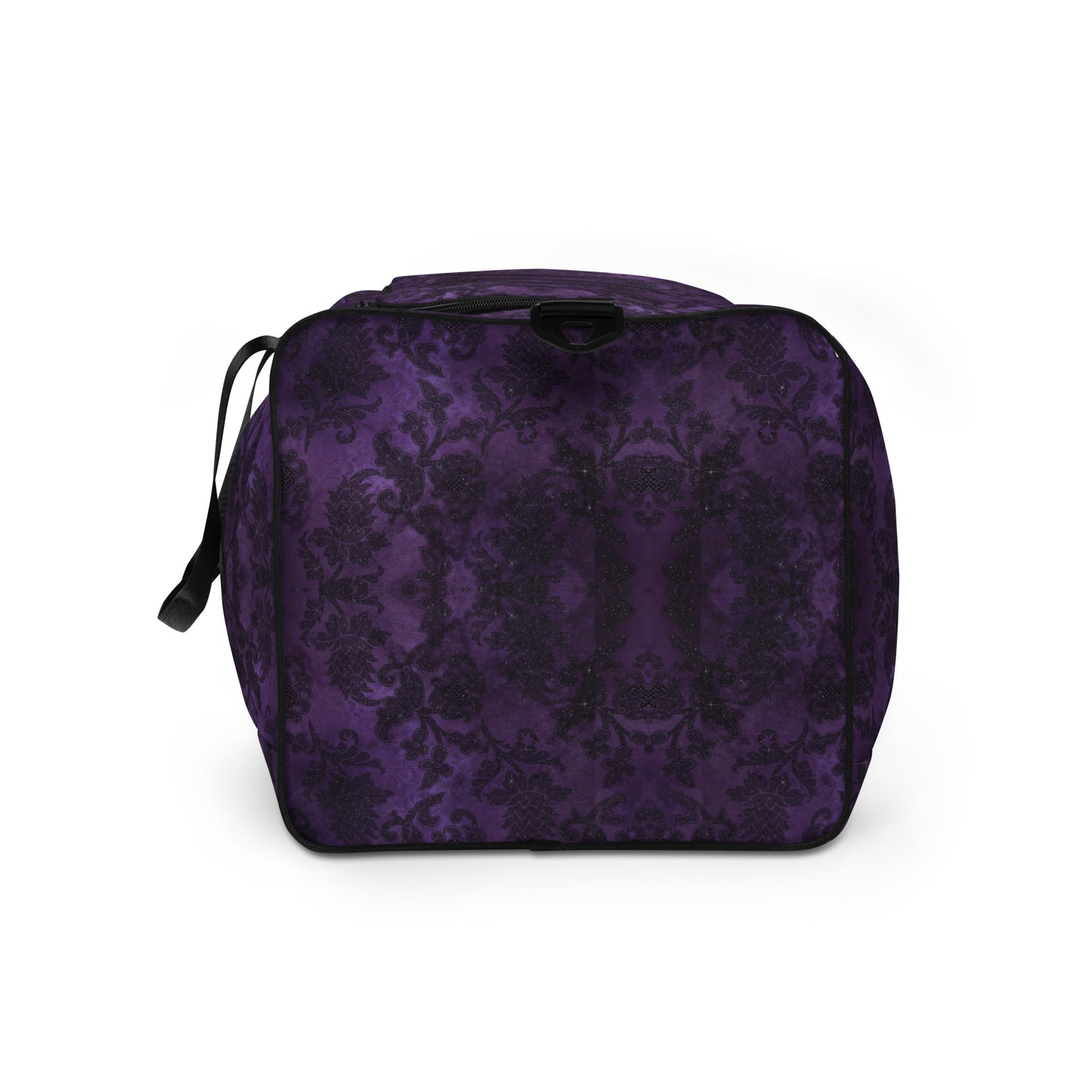 Purple Gothic Pattern Duffle Bag