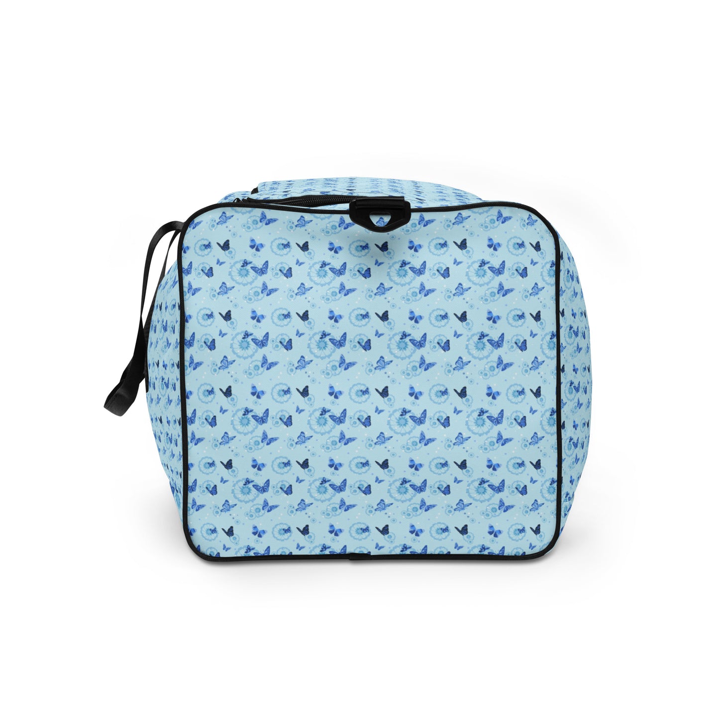 Blue Butterfly Duffle Bag