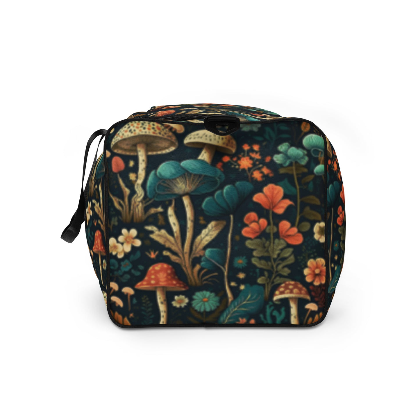 Mystical Mushroom Boho Duffle Bag