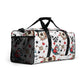 Alice in Wonderland White Duffle Bag