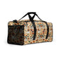 Boho Rainbow and Trippy Mushrooms Duffle Bag